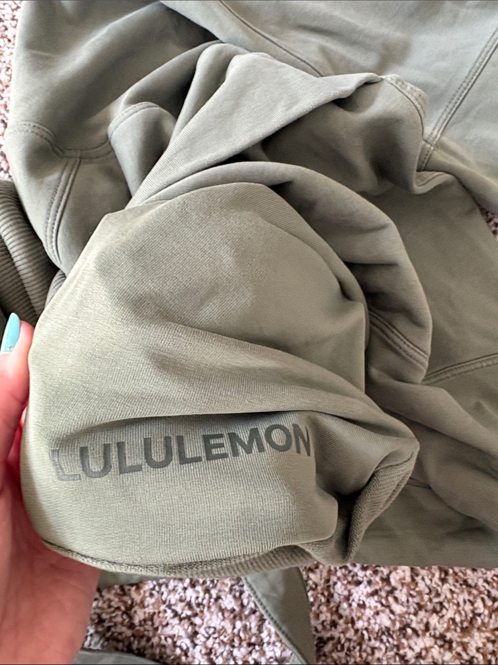 NEW Lululemon LA Packable Pullover to Pillow Green medium large Funnel Neck - Picture 4 of 6